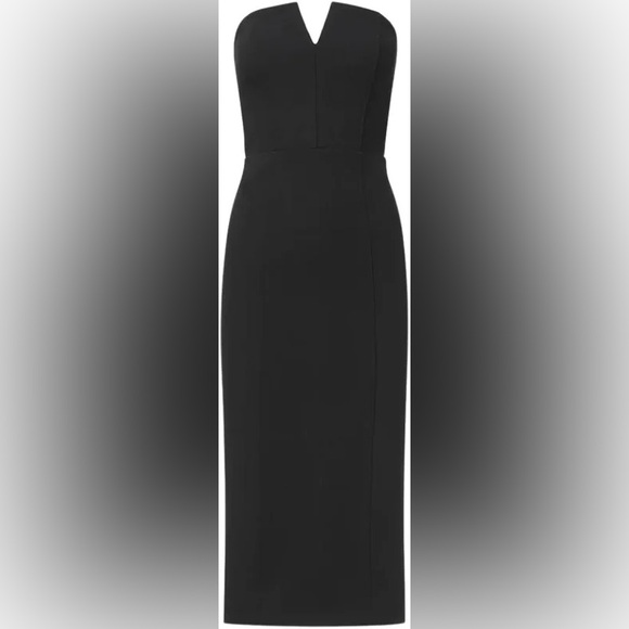 Veronica Beard Nani strapless midi dress - Picture 2 of 5